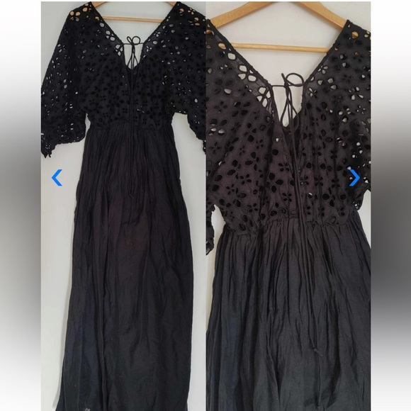 Motivi Embroidered Cotton Dress. Size- M - Picture 5 of 6